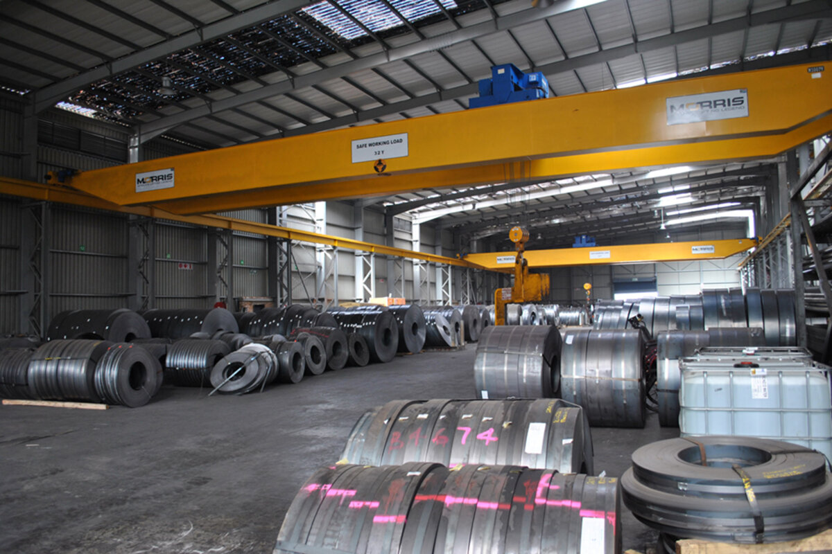 Puentes grúa ABUS instalados en Africa Steel and Tube, Suráfrica.